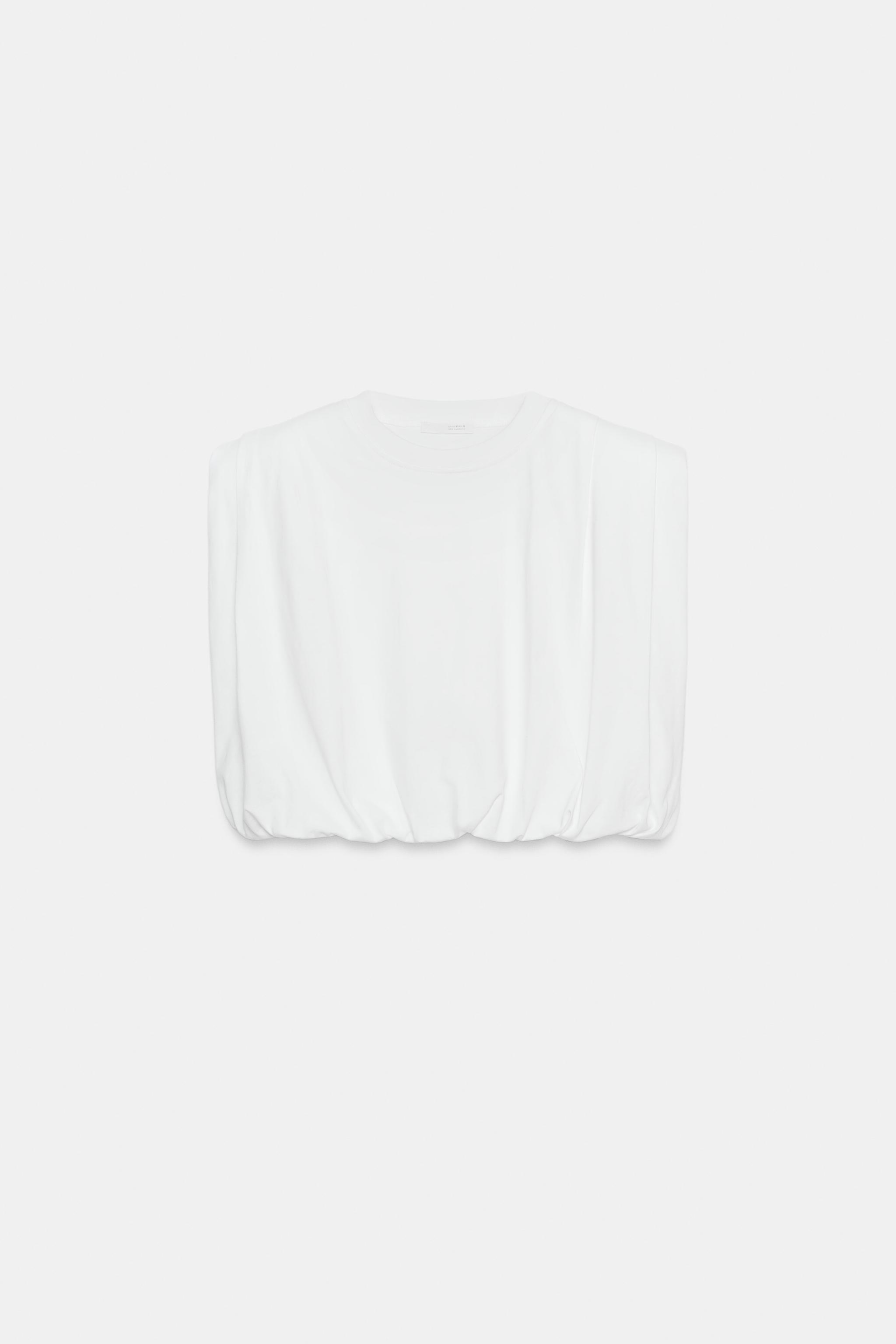 BALLOON SHOULDER PAD TOP